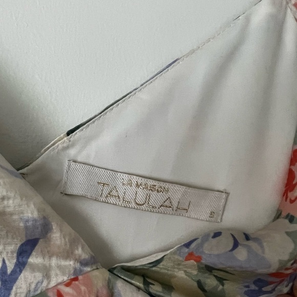 La Maison Talulah Mist Silk Floral Mini Dress S - Picture 4 of 4